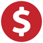 dollar sign icon for economic damages