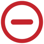 minus icon for underinsured motorist